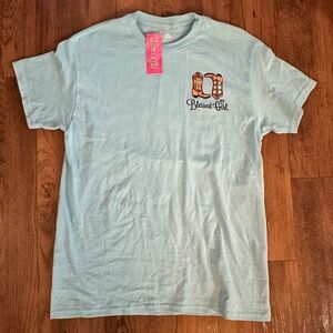 Blessed Girl Light Blue T-Shirt NWT size M